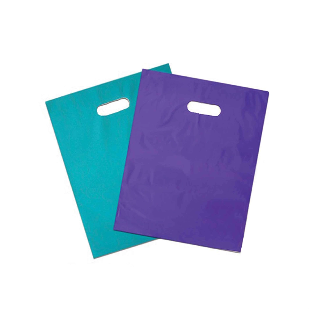 die-cut handle bags LDPE retail bags plastic shopping bags